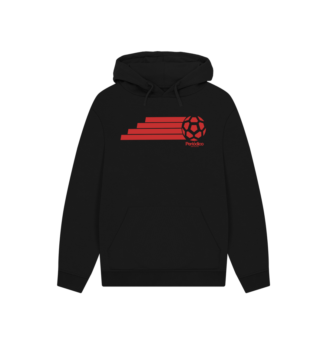 Black Printed Hoody