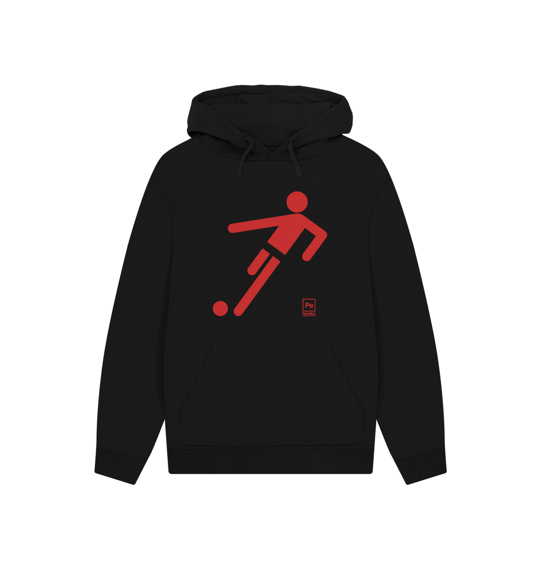 Black Printed Hoody