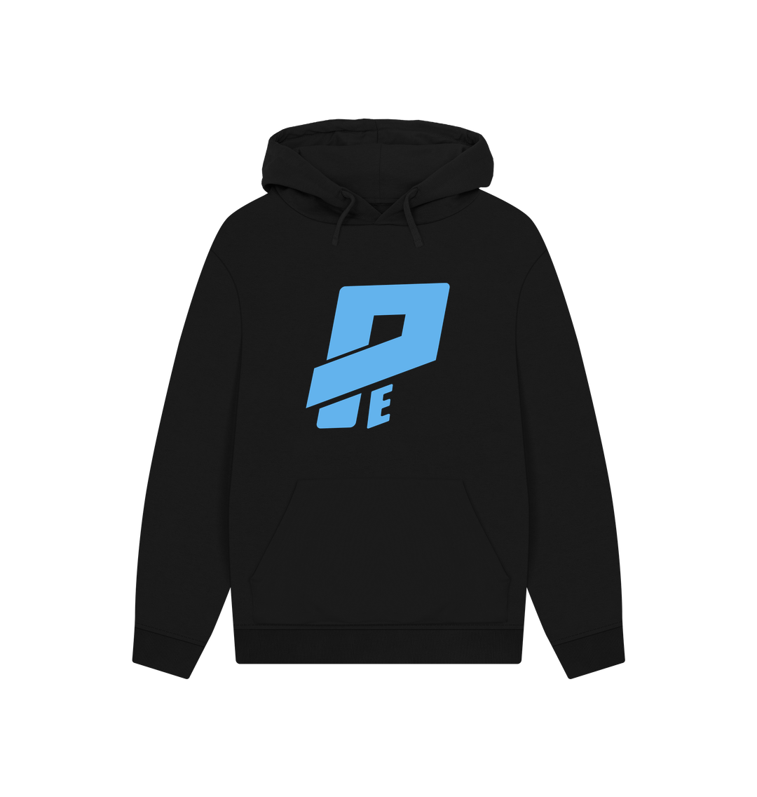 Black Printed Hoody