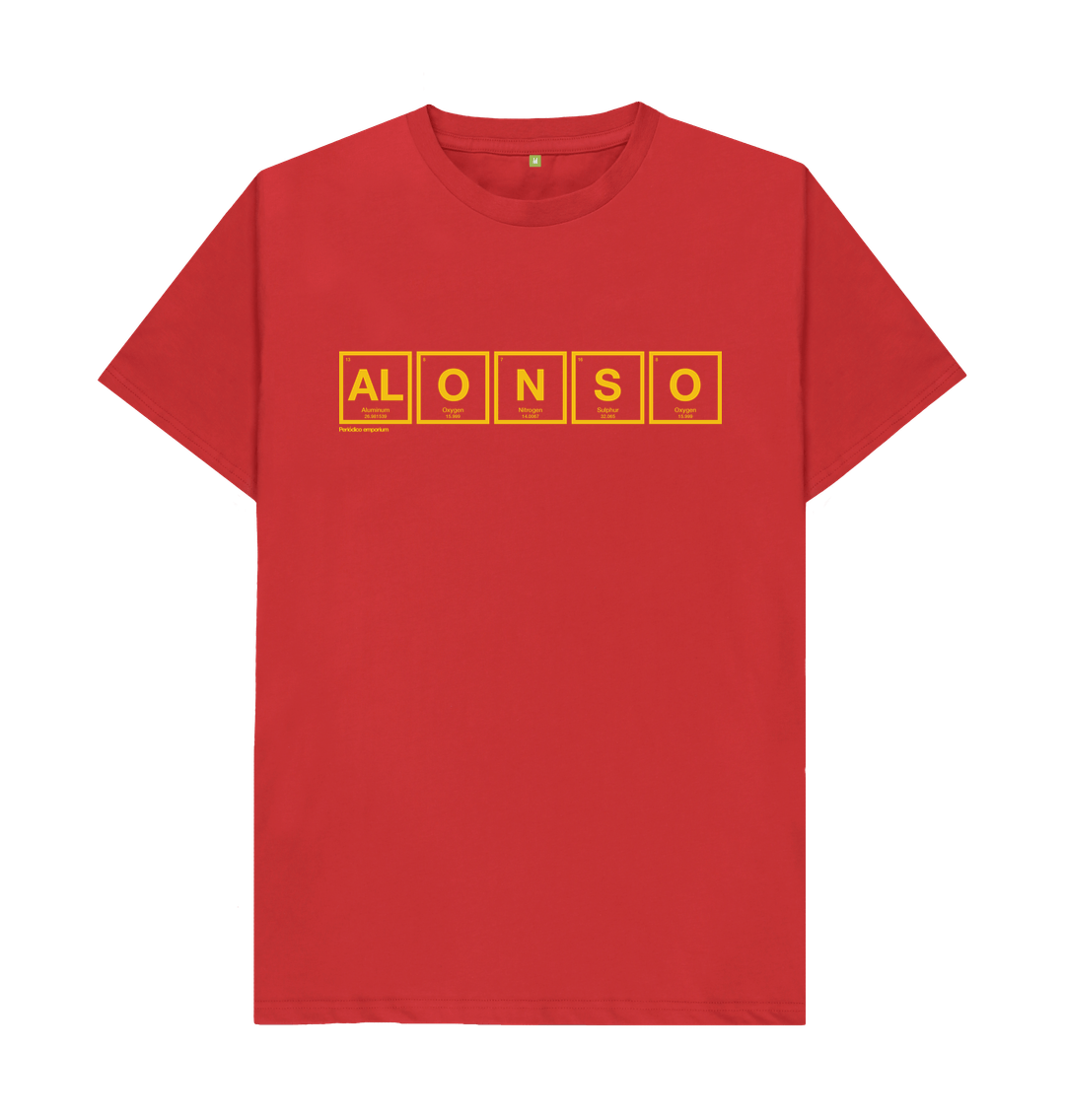 Alonso Periodico Spain T-shirt - High-quality apparel & accessories > clothing > clothing tops > t-shirts featuring a unique football-inspired design. Perfect for fans and collectors.