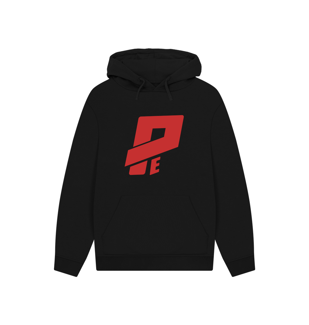 Black Printed Hoody