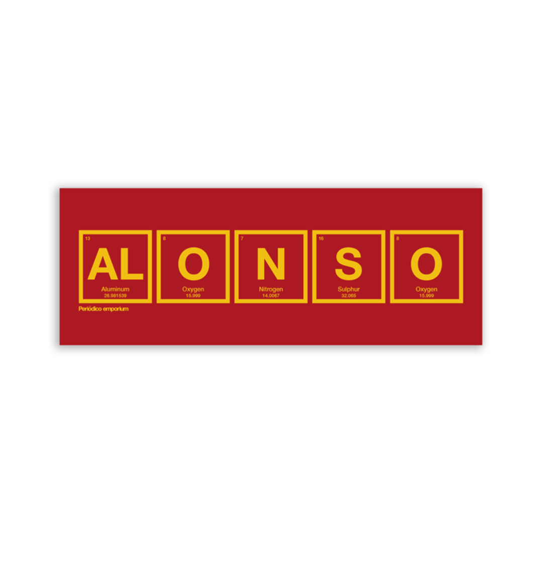 Alonso Periodico Spain Mug - High-quality mug featuring a unique football-inspired design. Perfect for fans and collectors.
