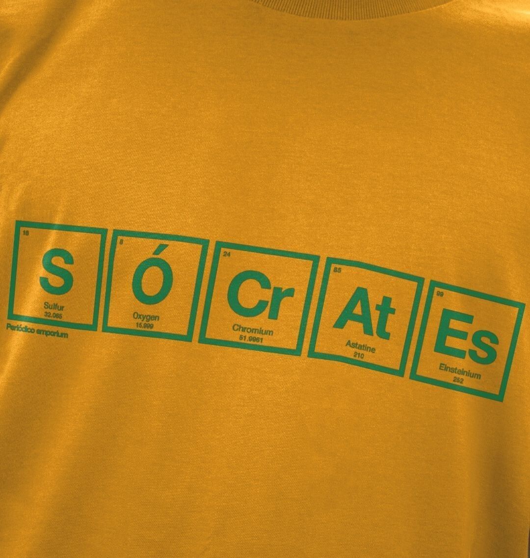Sócrates Periodico Brazil T-shirt - High-quality apparel & accessories > clothing > clothing tops > t-shirts featuring a unique football-inspired design. Perfect for fans and collectors.