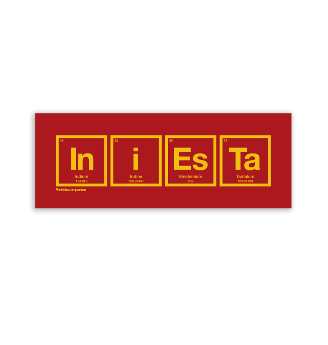 Iniesta Periodico Spain Mug - High-quality mug featuring a unique football-inspired design. Perfect for fans and collectors.