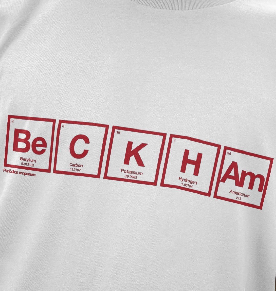 Beckham Periodico England T-shirt - High-quality apparel & accessories > clothing > clothing tops > t-shirts featuring a unique football-inspired design. Perfect for fans and collectors.