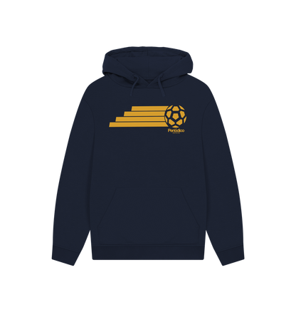 Navy Printed Hoody