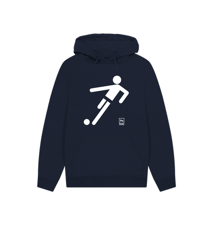 Navy Printed Hoody