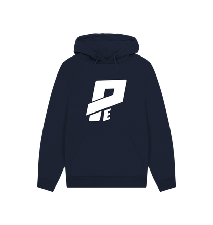 Navy Printed Hoody