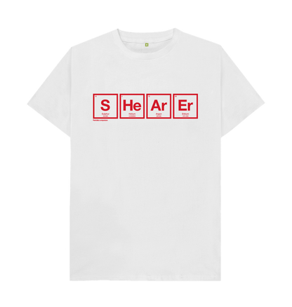 White Shearer Periodico England T-shirt