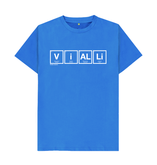 Bright Blue Vialli Periodico Italy T-shirt